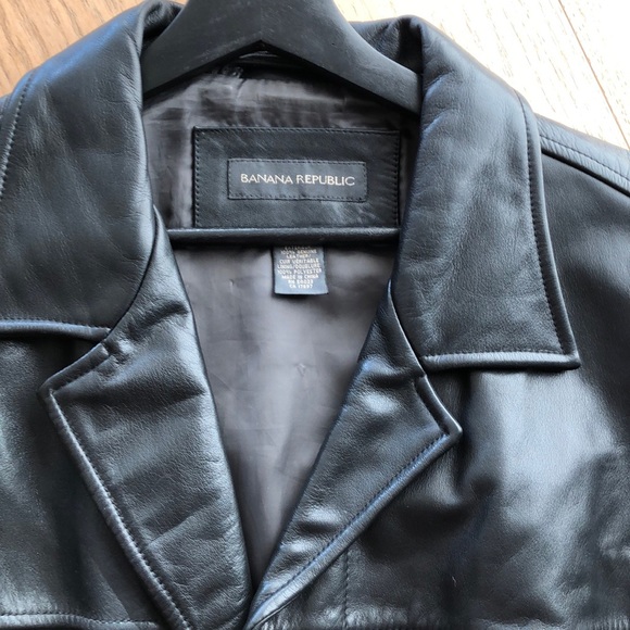 Black Leather Jacket - Picture 3 of 5